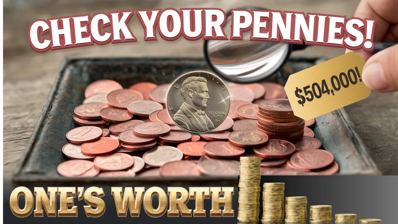 Valuable Lincoln Cents: Check Your Pennies – One Could Be Worth $504,000!