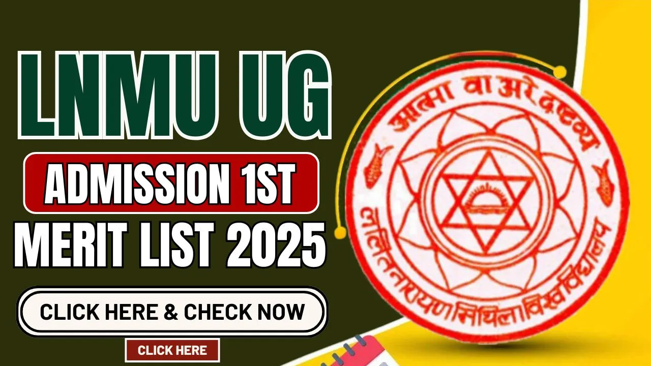 LNMU UG 1st List 2025